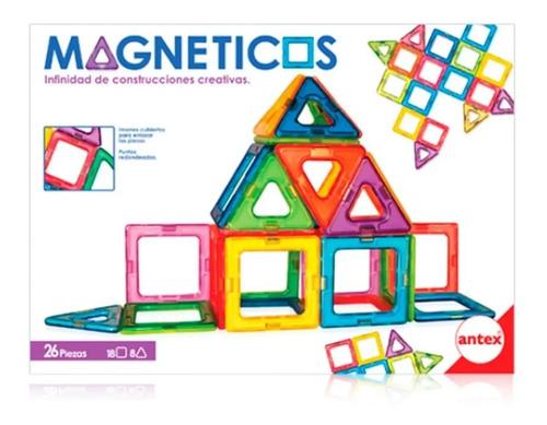 Bloques Magnéticos Didactico Imántado 26 Piezas Antex 26 2