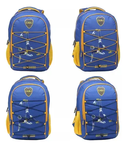 Combo Mochila + Cartuchera Boca Juniors Jugador Escolar Top 7