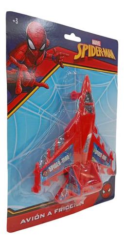 Avion A Friccion Spiderman Hombre Araña Spidey Jueguete Niño Spiderman Rojo O Azul 5