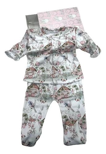 Set Bebe Conjunto 2 Piezas Recien Nacido Modal Frisado 8