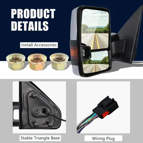 Par Espejos Ford F150 2004-2014 Eléctricos Calefaccionados 4