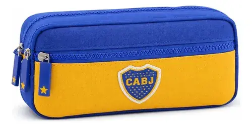 Combo Set Mochila Reforzada + Cartuchera Escolar Boca Junior 12
