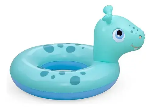 Salvavidas Infantil Inflable Bestway Diseño De Animalitos Color Azul 3