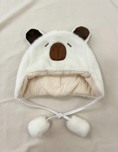 Gorro Gorrito Para Bebé Abrigado Super Suve Capybara Soft 3