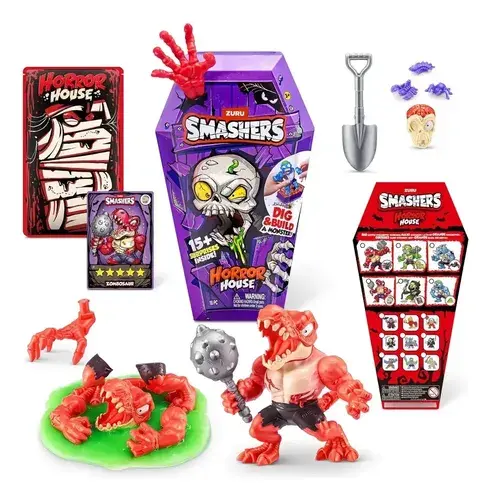Casa Del Horror Ataud Con 15 Sorpresas Zoombie Smashers Mega 3