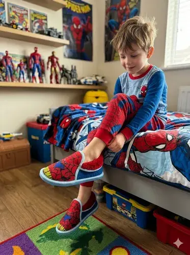 Pantuflas Infantiles Cerradas Diseños Varios Abrigadas 8 33-34 2