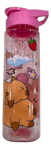 Botella Capybara Con Pico 750ml Transparente Carpincho 11