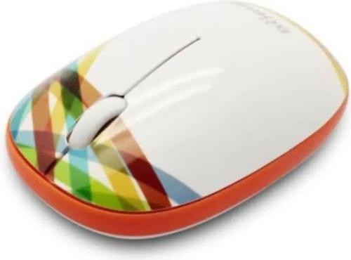 Mouse Inalámbrico Bornd Mo E220w Con Diseño Arcoíris Ancho 2