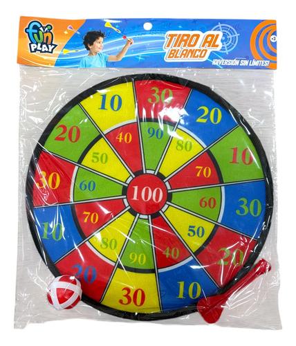Tiro Al Blanco Para Niños Con Dardo Y Pelota Abrojo Velcro Multicolor Tiro Al Blanco 4