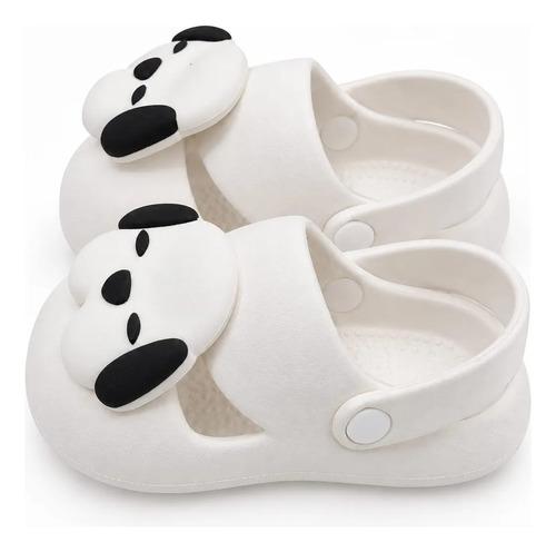 Sandalias De Verano De Goma Para Niños De Perrito Blanco Sandalias De Verano De Goma Para Niños Perrito 18-19