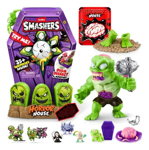 Smashers Tumba Ataud Horror House Grande 35 Sorpresa Con Luz
