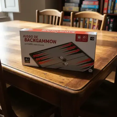 Juego De Mesa Backgammon Tablero Magnetico Plegable Kids Clu 6