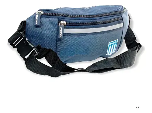Riñonera Racing Club Deportivo Urbano-licencia Azul Marino Liso