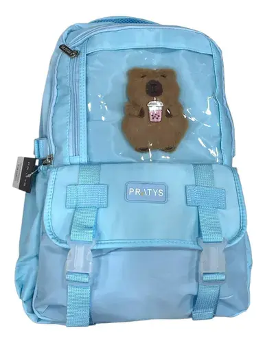 Mochila Capybara Impermeable Reforzada Nena Escuela Viajes 10