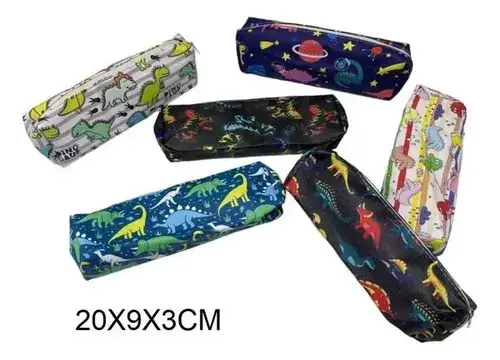 Cartuchera Escolar Dibujos Dinosaurios Niños Primaria Jardin Dino Dinosaurios 2