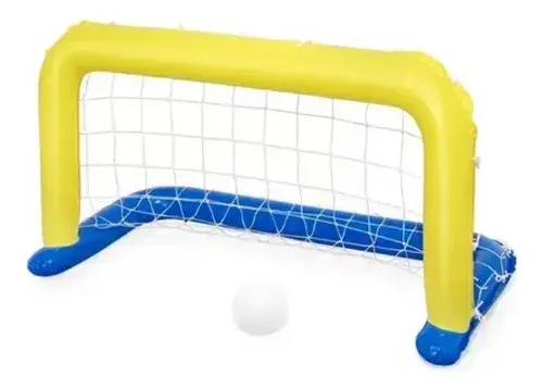 Combo Inflables Pileta Arco Water Polo Futbol + Aro Basket Sun Club 2