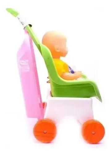 Carrito Con Bañadera Y Bebote Antex 3