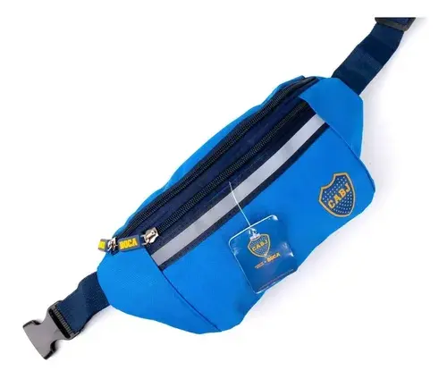 Riñonera Boca Juniors Club Deportivo Running Azul Estampada 10
