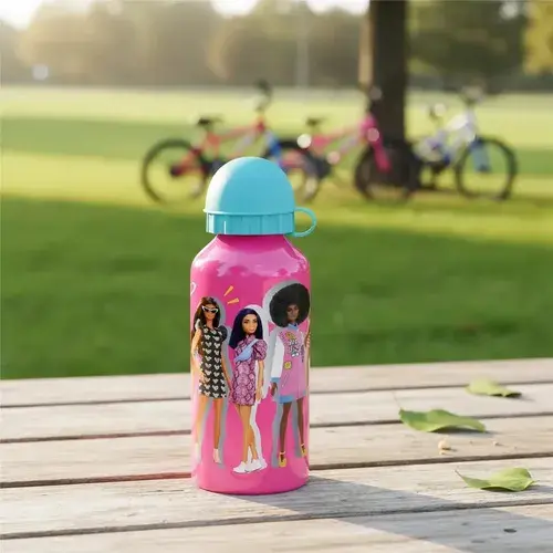 Stor Botella De Aluminio 400 Ml Barbie Rosa Chicle 2