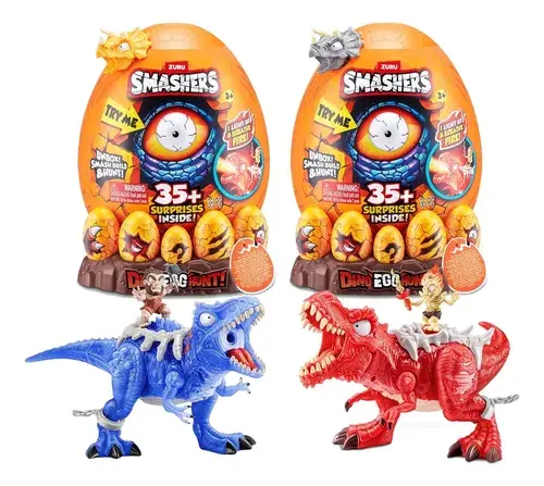 Huevo De Dinosaurio Enorme Con 35 Sorpresa Smashers Dino Egg 7