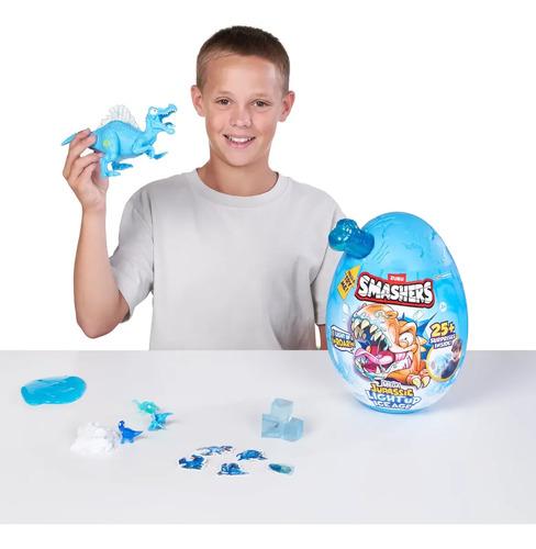 Smashers Dino Ice Age Huevo Con Luz Sonido 26 Sorpresas Zuru 4