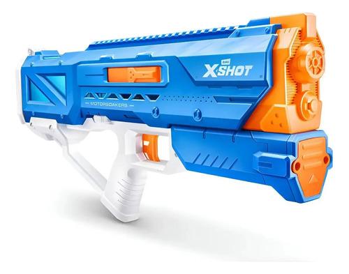 Pistola De Agua Motorizada Gigante Con Llenado Rapido X-shot Azul 2