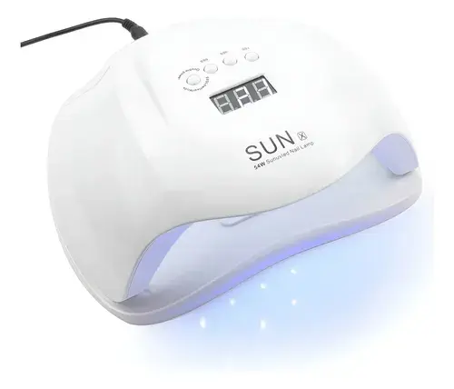 Cabina Uñas Profesional Uv Led 54w Sun X Semi-gel-acrilico Blanco