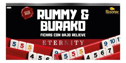 Juego Rummy & Burako Eternity Bisonte En Español 2025 2
