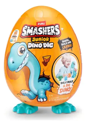Zuru Smashers Junior Dino Dig Huevo Grande Jurassic Sorpresa 8