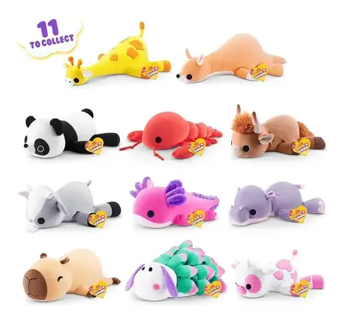Peluche De Apego Hug A Lumps Mediano Para Abrazar Animales Vaca 6