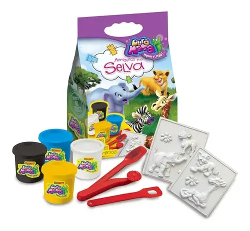 Juego De Masas Amiguitos De La Granja Animales Zoo Duravit 4