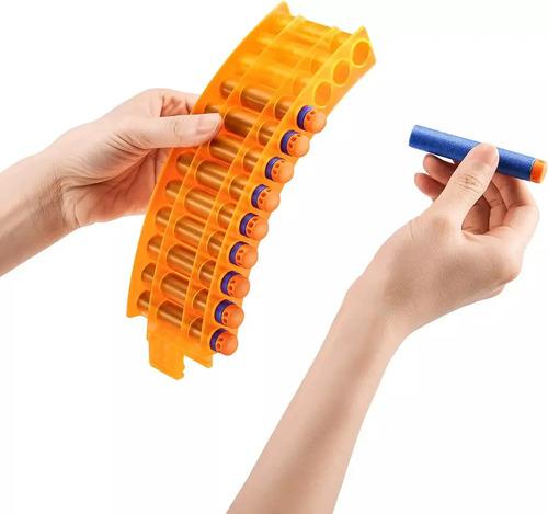 Ametralladora Arma Lanza Dardos Gigante 72 Dardos X-shot Mad Azul 7