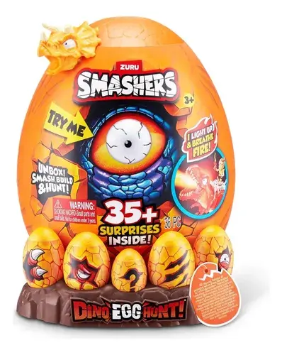 Huevo De Dinosaurio Smashers Dino Egg Epico 35 Sorpresa Zuru 2