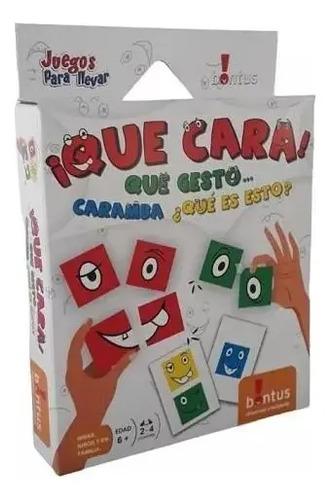 Juego De Cartas ¡qué Cara! Bontus 2-4 Jugadores A Partir 6 Años 7