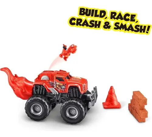 Monster Truck Smashers Auto + Sllime + Masa Set 25 Sorpresas 9