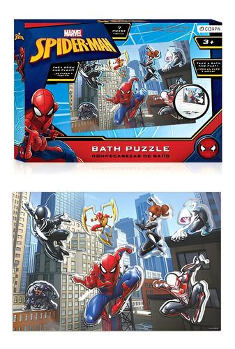 Rompecabezas Puzzle Spiderman Hombre Araña Para Baño O Ducha 4
