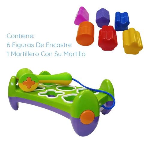 Juego Didactico De Encastres Martillero Con Formitas 6
