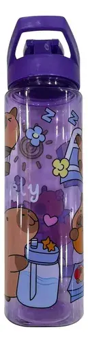 Botella Capybara Con Pico 750ml Transparente Carpincho 6
