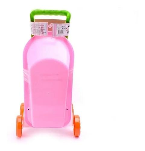 Set Carrito Con Bañadera Y Bebote Accesorios Original Antex 5