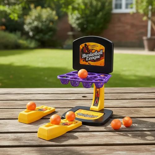 Juego De Mesa Basquet Basketball Tiro Con Lanzador Emboca 6