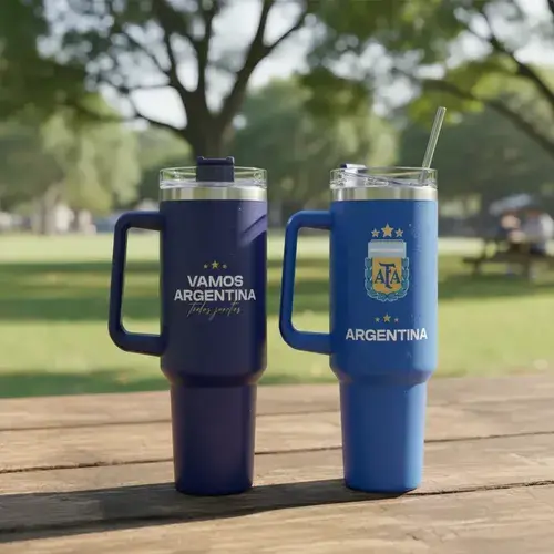 Vaso Térmico Afa 1200ml - Edición Campeones 3 Estrellas Azul Afa 4
