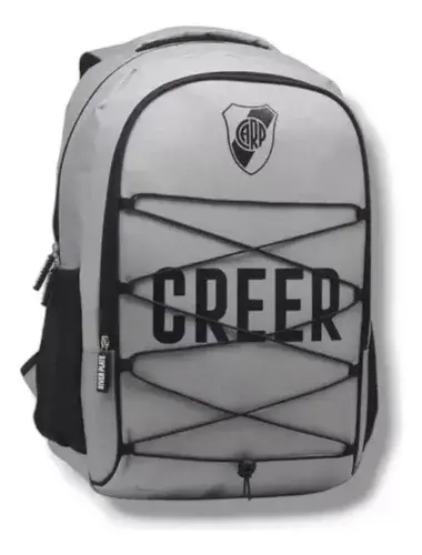 Mochila Escolar River Plate Deportiva Impermeable Lic Ofic