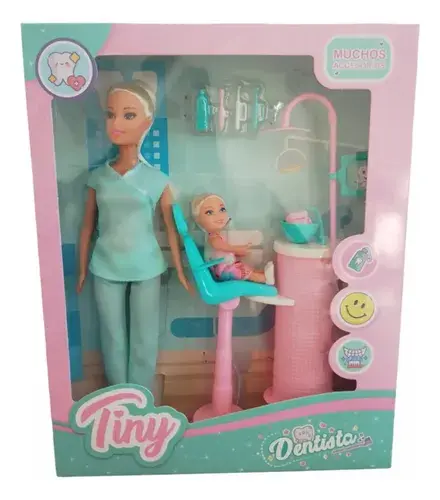 Muñeca Dentista Tiny Sebigus Con Accesorios 2