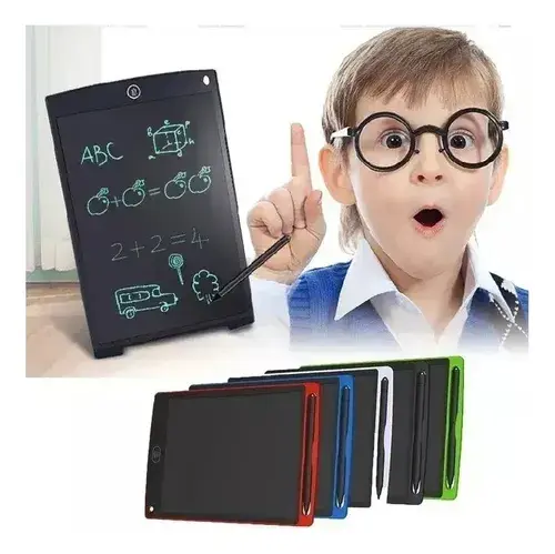 Pizarra Mágica Tablet Lcd 10 Pulgadas Escritura Dibuj Borra Color Lila 3