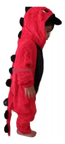 Pijama Dinosaurio Enterito Niños Suave Disfraz Abrigado Dino 13
