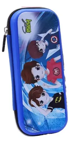 Cartuchera Dibujos Super Heroes Dinosa Niños Escuela Colegio 2