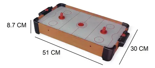 Tejo Air Hockey De Mesa Juego Para Niños Y Adultos Portatil 3