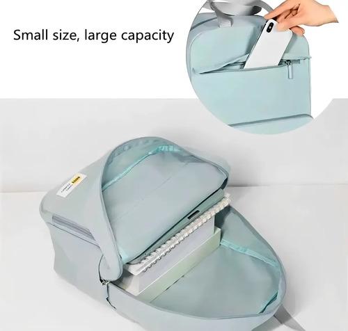 Mochila Ultraliviana Plegable Viaje 20 L Grande Bolsillos Color Rosa Diseño De La Tela Liso 7