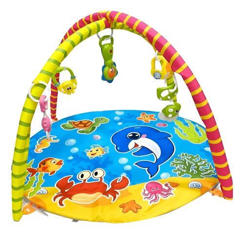 Gimnasio Para Bebés Baby Gym Set Animalitos Del Mar Sonajero