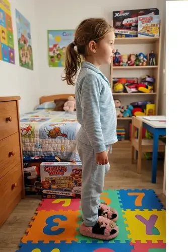 Pantuflas Infantiles Peluche Abrigadas Varios Modelos Unisex Vaca Abierta Rosa Con Corderito 32-33 4